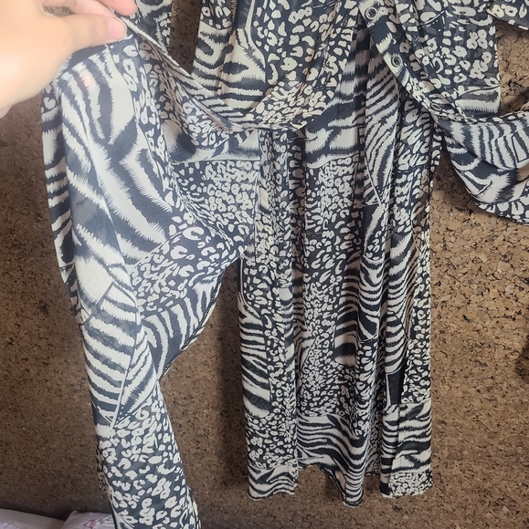 Wemen light maxi dress / cardigan - Picture 5 of 9